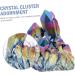 PLAFOPE House Ornaments Crystal Cluster Gem Ornament Decor for Table Crystal Decoration Unique Crystal Cluster Energy Colorful 4.00X3.00X3.00CM - Buy Online on GoSupps.com