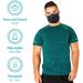 Fashion Face & Beard Cover - Extra Large Reusable Reversible for Bearded Men - Olive Green - Buy Online on GoSupps.com