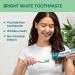 Himalaya Bright White Toothpaste Fluoride Free to Reduce Plaque & Whiten Teeth 6.17 oz Mint 6.17 Ounce (Pack of 1) - Buy Online on GoSupps.com