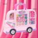 Barbie Car Makeup Kit for Girls - Washable Toy Makeup Set & Gift for Ages 6-12 | Pretend Play Fun - Buy Online on GoSupps.com