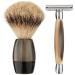 Buy Merkur 3-Piece Razor Set - Chrome & Cow Horn | Premium Wet Shaving Kit - Buy Online on GoSupps.com
