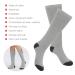 Winter Skiing Electric Heating Socks - Unisex Cotton Material, Grey, Thickened - Buy Online on GoSupps.com