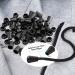 Inovat 20 Pcs Black Plastic Cord Lock Stopper Detachable Cap for Lanyard Backpack Clothing - Buy Online on GoSupps.com