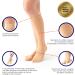 Neo G Energizing Knee Highs - True Graduated Compression for Circulation - Medical Device Class 1 - XL Tan - Relief for Tired Legs & Swollen Ankles - Buy Online on GoSupps.com