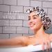 GRACE & COMPANY Luxury Shower Cap for Women - Waterproof, Reusable & Breathable - Lucie - Buy Online on GoSupps.com