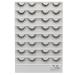 Large Tray-Dedila 16Pairs 3D Short Eyelashes Beauty Nature Long Faux Mink False Eyelashes Reusable Long Stripe Volume Eye Lashes Extenssions Makeup Tools (X09)