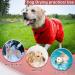 Pettom XXL Red Dog Bathrobe - Fast-Drying Microfiber Towel for Small Medium & Large Dogs | Bathing Accessories - Buy Online on GoSupps.com