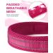 Buy PETTOM Adjustable Nylon Dog Collar - Breathable Reflective Design for All Sizes | Rose L Pink - Buy Online on GoSupps.com