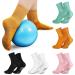 Beavorty Beavorty Grip Pilates Socks For Women 5 Pairs Non-Slip Yoga Socks Sports Socks Breathable Dance Socks For Bar Ballet Barefoot Workout