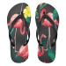 Mnsruu Flamingobl te floral animal flip-flops flip sandals slippers hotel spa bedroom travel L for men and women medium multi-colored