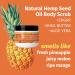 Hempz Mini Sugar Body Scrub - Sweet Pineapple & Honey Melon 2 oz | Travel Size Exfoliator for Smooth Skin - Shop Now - Buy Online on GoSupps.com