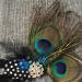 Charming Peacock Feather Hair Clip | Retro Party Accessory & Bridesmaid Gift | Stylish Hair Accessory (10-15 cm) - Buy Online on GoSupps.com