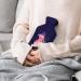 Dreamy Girl Hot Water Bottle with Plush Cover | Hand Warmer for Adults & Kids - 26.5x15.3cm - Buy Online on GoSupps.com