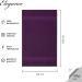 Class Home Collection Terry Towels - Pack of 4 100% Cotton 50x100 cm Aubergine - Luxury Bath Towels for Home & Travel - Buy Online on GoSupps.com