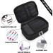 Apollo Walker Insulin Cooler Travel Case - Diabetic Organizer for Insulin Pens, Glucose Meter & Testing Kit - Includes 4 Ice Packs - Black Two Section - Buy Online on GoSupps.com
