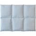 Organic Large Rapeseed Pillow - 6-Chamber Heat Cushion 40x30cm Light Blue-White - Ideal for Comfort & Relaxation - Buy Online on GoSupps.com