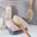 Jekayla Long Handle Back Scrubber for Shower - Exfoliating Body Brush for Men and Women - Soft and Stiff Bristles - Blue - Buy Online on GoSupps.com