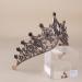 Vofler Black Witch Evil Queen Crown - Baroque Crystal Tiara for Women in Halloween Cosplay and Prom - Buy Online on GoSupps.com