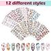 Bright Flower Print Nail Polish Stickers - 168 Pieces Full Wraps Manicure Kit with Nail File - Buy Online on GoSupps.com