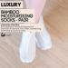 Eco Bath London Moisturising Socks - 1 Pair Breathable Soft Foot Moisturiser Socks for Overnight Hydration - Buy Online on GoSupps.com