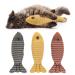 3PCs toys with catnip 21cm fish catnint toys cat toys for cat to play cat interactive toys simulation fish cat toy
