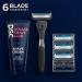 Dollar Shave Club 6-Blade Razor Set & Shave Cream - Ultimate Shaving Kit with Diamond Grip Handle - Buy Online on GoSupps.com