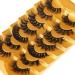 JIMIRE Eyelashes Fluffy Volume Lashes Dramatic Strip D Curl False Eyelashes 20MM Mink Lashes Bulk Full Volume 7 Styles Mixed 7 Pairs Multipack - Buy Online on GoSupps.com