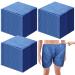 100 Pcs Disposable Exam Shorts Medical Patient Exam Wear Short Non Woven with Elastic Waistband Disposable Unisex Shorts Large Patient Shorts Bottoms for Examination Massage Spray Tan Spa (Blue)