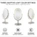 Zadro Newport 10x18 Oval LED Lighted Makeup Mirror - 5X/1X Magnification, Touch Control with Lights - Buy Online on GoSupps.com