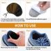 4 Pairs Heel Cushion Pads Mesh Adhesive Heel Grips Inserts for Boots Loose Shoes Too Big Reusable Heel Guards Liners for Women Men Anti Blister Shoe Liners Heel Protectors Improve Shoe Fit Black&nude - Buy Online on GoSupps.com