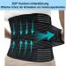 Surpown Back Support Belt - Breathable Back Band for Men & Women | Lumbar Spine Stabilization & Pain Relief | Prevent Injuries - Black - Buy Online on GoSupps.com