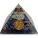 Large Lapis Lazuli Orgone Pyramid | EMF Protection & Healing Energy Generator | International Shipping - Buy Online on GoSupps.com