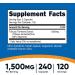 Nutricost Tribulus Terrestris Extract 1500mg - 240 Capsules | 45% Saponins | Non-GMO & Gluten-Free - Buy Online on GoSupps.com