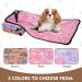 EXPAWLORER Fluffy Paw Print Dog Blanket - Soft Warm Fleece Pet Blanket for Small Pets - Cozy Mat Cover for Cats and Dogs - Purple - Buy Online on GoSupps.com