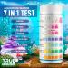 TrueDirection 7-in-1 Aquarium Test Strips - 100 pcs for Freshwater & Fish Pond | Accurate Water Quality Testing (pH Hardness Nitrate Nitrite Chlorine) - Buy Online on GoSupps.com
