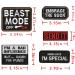 WZT 20-Piece Funny Tactical Military Morale Patch Set - Full Embroidery for Caps, Bags, Backpacks, Clothes, Vests, Uniforms & Gears (Navy) - Buy Online on GoSupps.com