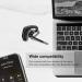 EKVANBEL Bluetooth Headset V5.1 with Noise-Canceling Mic, Wireless Earpiece for Computer, Office, Driving - 500mAh Charging Case & USB-A Bluetooth Adapter - Buy Online on GoSupps.com