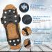 LCMOM Winter Shoe Spikes - Anti-Slip Ice & Snow Grips for Men & Women - 11 Teeth Crampon Design - Buy Online on GoSupps.com