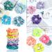 Whaline Neon Velvet Scrunchies - Summer Hair Bobbles for Girls & Women - Buy Online on GoSupps.com