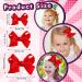 Yolev 6PCS Hair Bows for Girls - Hair Accessories for Teens, Toddlers & Kids - Red Hair Clips (6, 4, 3 Sizes) - Buy Online on GoSupps.com