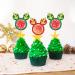 Ercadio 12 Pack Mouse Inspired Christmas Cupcake Toppers Felt Mouse Cupcake Picks Christmas Cupcake Toppes Christmas HolidayTheme Party Cake Decorations Supplies Chirstmas-9 - Buy Online on GoSupps.com