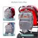 Large Diaper Bag Backpack with Changing Station | Waterproof, USB Charging Port, Pacifier Case | Multifunctional Diaper Bag for Boys - Light Grey Upgrade - Buy Online on GoSupps.com