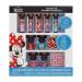 Disney Minnie Mouse - Townley Girl Sparkly Cosmetic Makeup Set for Girls with Lip Balm Nail Polish Nail Stickers -35 Pcs|Perfect for Parties Sleepovers Makeovers|Birthday Gift for Girls above 3 Yrs