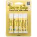 Sierra Bees Organic Lip Balm 4 Pack - Creme Brulee (0.15 oz Each) - Natural Moisturizer - Buy Online on GoSupps.com