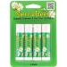 Sierra Bees Organic Lip Balms 4 Pack - Tamanu & Tea Tree, 0.15 oz Each - Natural Moisturizer - Buy Online on GoSupps.com