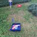 Washer Toss Game with Flag Pattern - Outdoor Giant Yard Lawn Game Set with 8 Washers - Perfect for Beach, Camping, and Backyard Fun - Buy Online on GoSupps.com