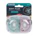 Dr. Talbot's Soft-Flex Orthodontic Pacifiers 6-12 Months Pink/Aqua Girl - 2 Pack - Buy Online on GoSupps.com
