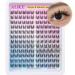 ALICE Natural Lash Clusters DIY Eyelash Extensions 9-11mm Short C Curl Individual Lashes Wispy Anime Lash Extensions Handmade Manga Eyelash Clusters 144 Pcs U22