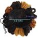 Meiriyfa Dreadlock Bun Afro Puff Clip-In Extensions for Black Women - Faux Locs & Braids (Black Mix Brown) - Buy Online on GoSupps.com
