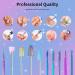 QKTYB 10 Nail Miller Attachments & 75 Grinding Sleeves - Professional Gel Acrylic & Cuticle Removal for Nail Care Manicure & Pedicure | International Shipping Available - Buy Online on GoSupps.com